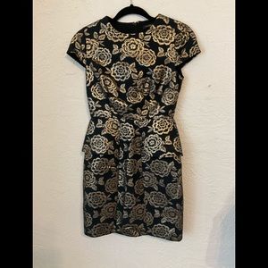 Cynthia Staffe Gold formal dress